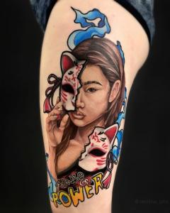 Фотография Outline Tattoo 2